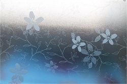 Е0035 D&B 91 см/8 м белые цветы на сером 00010012328