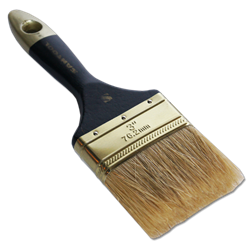 Кисть плоская   75мм нат. щетина  с дер. ручкой SANTOOL Профи (12шт/уп) ЛКМ 010113-012-030  010113-012-030