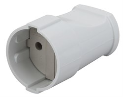 Розетка кабельная Rx2-B ЭРА с/з 16А прямая черная Б0039680