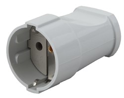 Розетка кабельная Rx3-B ЭРА б/з 10А ПВХ прямая черная Б0039684