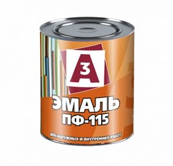 Эмаль ПФ-115 "А3" зеленая 0,9 кг (14шт/уп) 546540235006