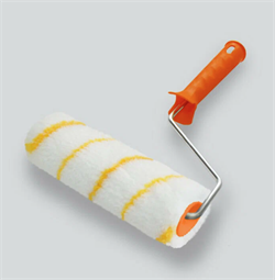 Валик 240 мм полиамид  d 42 мм, бюгель 8 мм, ворс12 мм, с желт.полосой,НАМЕРЕНИЕ Профи(40шт/уп)ФАСАД 888-4240