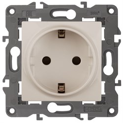 14-2101-02 ЭРА Розетка 2P+E Schuko, 16A-250В, IP20, Эра Elegance, сл.кость Под заказ Б0034265