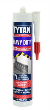 Клей монтажный "TYTAN" Heavy Duty бежевый картридж 310мл (12шт.) ПОД ЗАКАЗ 62963