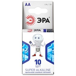 Элемент питания ЭРА LR06-10BL компактный (АА, пальчиковые) (10шт/уп) C0042878
