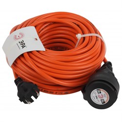 Удлинитель силовой UPx-1-2x1-20m-IP44 в бухте б/з 20м 1 гн ПВС 2х1 Б0046806