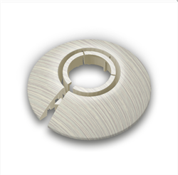 Обвод для труб 1/2 ясень белый d 22 (2шт/уп во флоупак) ПОД ЗАКАЗ ОТ16-22-Ф2 252 ЯСН БЕЛ