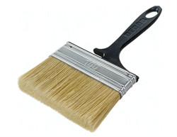 Кисть флейцевая  100мм смеш. щетина  с пластик.. ручкой ХИТ  пластм. ручка 713-100 713-100