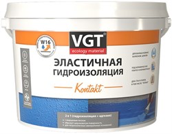 Гидроизоляция VGT 1,3 кг эластичная Kontakt (с кварцевым песком) (6шт) 39237