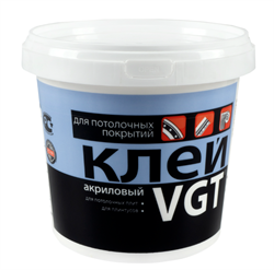 Клей для потолочных покрытий 1,7кг "VGT"  (6шт) 18626
