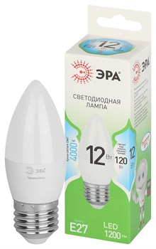 Лампа светодиодная  ЭРА LED GREEN LINE B35-12w-840-E27  4000К Б0067141