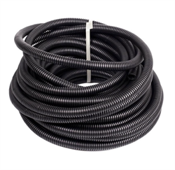 Труба гофр. ПНД д-32мм с зонд. легкая 25м (черная) (IDEAL) ГФ32 007 ЧЕР