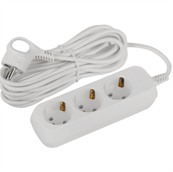 UDL-16-370-E  Удлинитель электрический ЭРА Greenline 3 розетки с заземлением 7м ПВС 3x1мм2 Б0065059