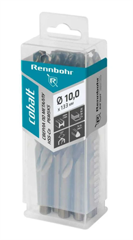 Сверло по металлу 10,0 x133 мм, HSS-co RENNBOHR COBALT  PROM (10шт/уп) 671100