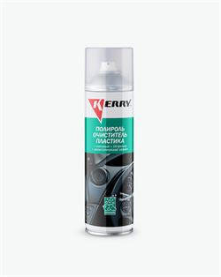 KR-905-10 Полироль-очиститель пластика салона "матовый эффект", (морская свежесть), 335мл, аэрозоль KR-905-10