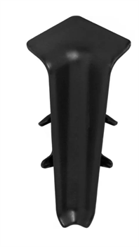 Угол внутренний для плинтуса 85мм "Деконика" Черный 007 (20шт/уп) ПОД ЗАКАЗ Д-П85-В 007 ЧЕР