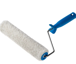 Валик 240 мм нат.мех d 40 мм, бюгель 6 мм, ворс 13 мм, белый АКОР «СТАНДАРТ»(35шт/уп) ЛКМ 202 35 624