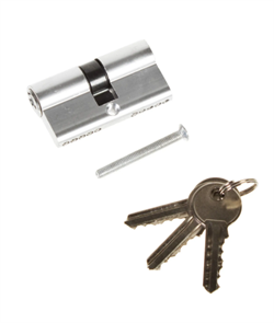 Цилиндровый механизм 60мм AL хром к/ф 00010018976