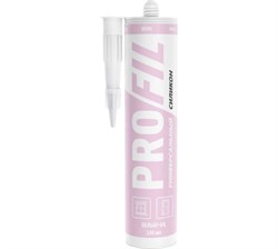 Герметик PROFIL Mini силикон универсальный белый картридж 240 мл( 15шт/уп) ПОД ЗАКАЗ 199015