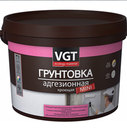 Грунтовка  адгезионная (ведро)  8кг/5,0л кроющая "Mini" ВД-АК-0301 VGT 26337