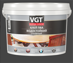 Клей ПВА VGT водостойкий столярный D3 2,5кг (12шт) ПОД ЗАКАЗ 1254
