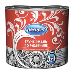 Грунт-эмаль  по ржавчине алкидная "РАСЦВЕТ" черная 2.7 кг (6шт/уп) СПЕЦЦЕНА 65188сп
