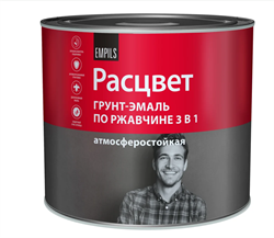 Грунт-эмаль  по ржавчине алкидная "РАСЦВЕТ" голубая 1,9 кг СПЕЦЦЕНА 65190сп