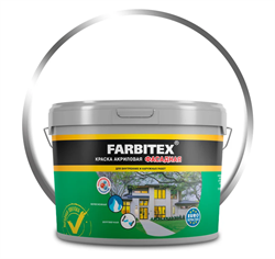 Краска акриловая 13 кг фасадная FARBITEX 4300001556