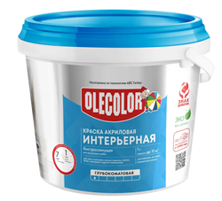Краска ВД интерьерная  3,0кг/1.88л OLECOLOR 4300001403