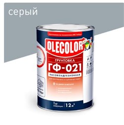 Грунтовка ГФ-021 серый (1 кг) OLECOLOR О0655060