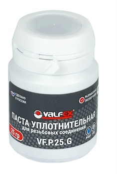 Паста уплотнительная VALFEX 25 г (Вода, пар) (150) ПОД ЗАКАЗ VF.P.25.G