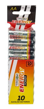 Элемент питания Трофи LR6-10BL ENERGY POWER Alkaline (100/800/19200) Б0018949