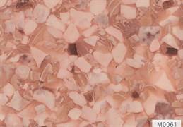 M0061 D&B 67.5 см/8 м мрамор розовые камни