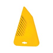 Шпатель обойный пластиковый 300мм желтый ,Бибер (70шт/уп)