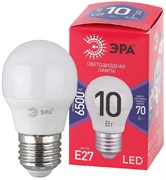 Лампа светодиодная  ЭРА LED smd P45-10w-865-E27 R 6500К
