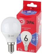 Лампа светодиодная  ЭРА LED smd P45- 6w-865-E14 R 6500К
