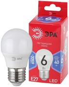Лампа светодиодная  ЭРА LED smd P45- 6w-865-E27 R 6500К