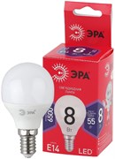 Лампа светодиодная  ЭРА LED smd P45- 8w-865-E14 R 6500К