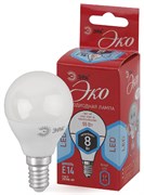 Лампа светодиодная  ЭРА LED smd P45- 8w-840-E14 ECO 4000К