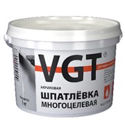 Шпатлевка многоцелевая для нар/вн. работ акр. VGT 1кг (6шт)