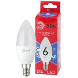 Лампа светодиодная  ЭРА LED smd B35- 6w-865-E14 R 6500К