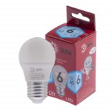 Лампа светодиодная  ЭРА LED smd P45- 6w-840-E27 R 4000К