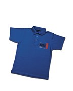 Рубашка-поло синяя KUDO (размер 2XL)
