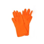 Перчатки резиновые  VETTA PREMIUM оранжевые L