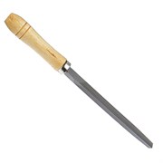 Напильник 150мм ЕРМАК с деревянной ручкой трехгранный