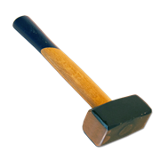 Кувалда 1500 г SANTOOL с деревянной  ручкой (4шт/уп)