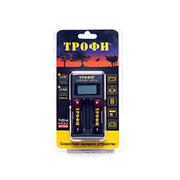 Зарядное устройство ТРОФИ TR-803 LCD скоростное (2хАА, 2хААА) с автоотключением