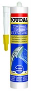 Герметик SOUDAL силикон санитарный бесцветный картридж 280 мл (15шт/уп)