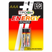 Элемент питания Трофи LR03-2BL ENERGY POWER Alkaline (2шт/уп)