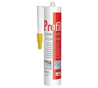 Герметик PROFIL силикон санитарный белый  картридж 270 мл